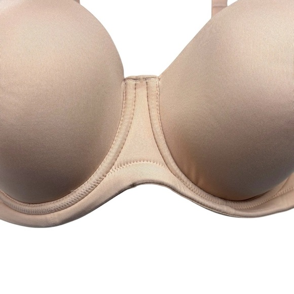 WACOAL STYLE 854119 NUDE RED CARPET ADJUSTABLE STRAPLESS BRA 34G - Picture 7 of 12